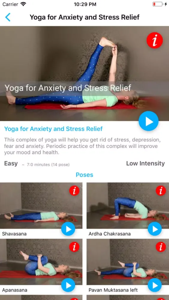 Tangkapan layar Antistress Yoga SSA