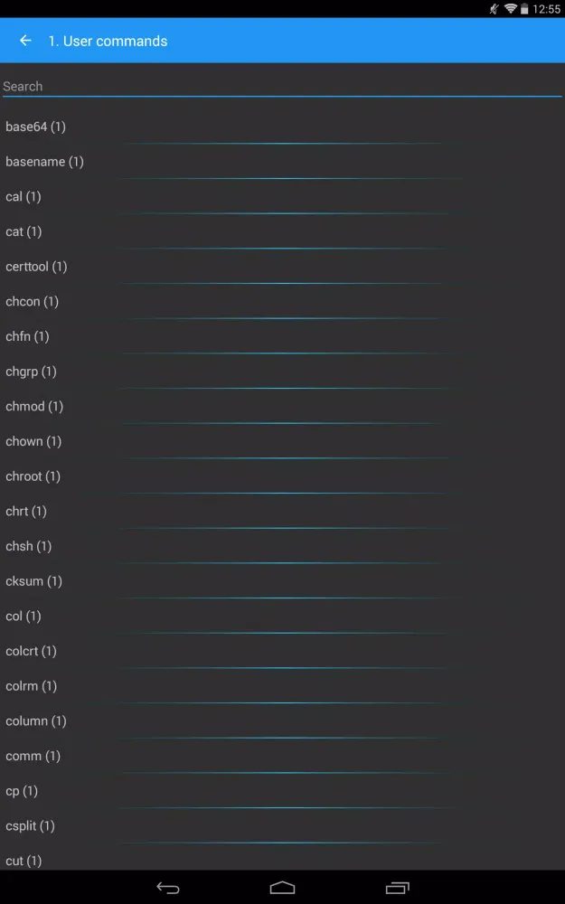 Linux Man Pages Screenshots