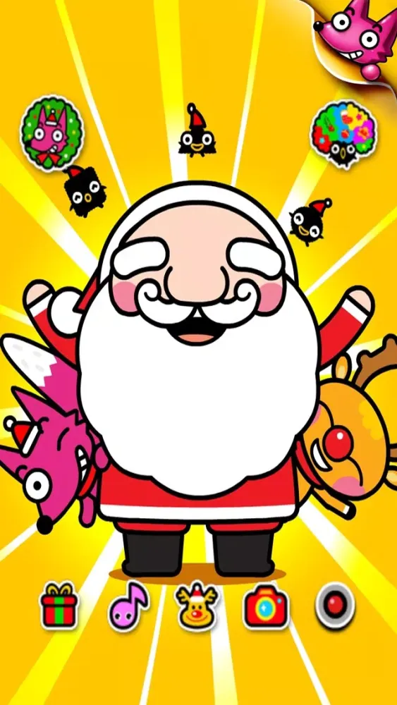 Tangkapan skrin Christmas Talking Fong