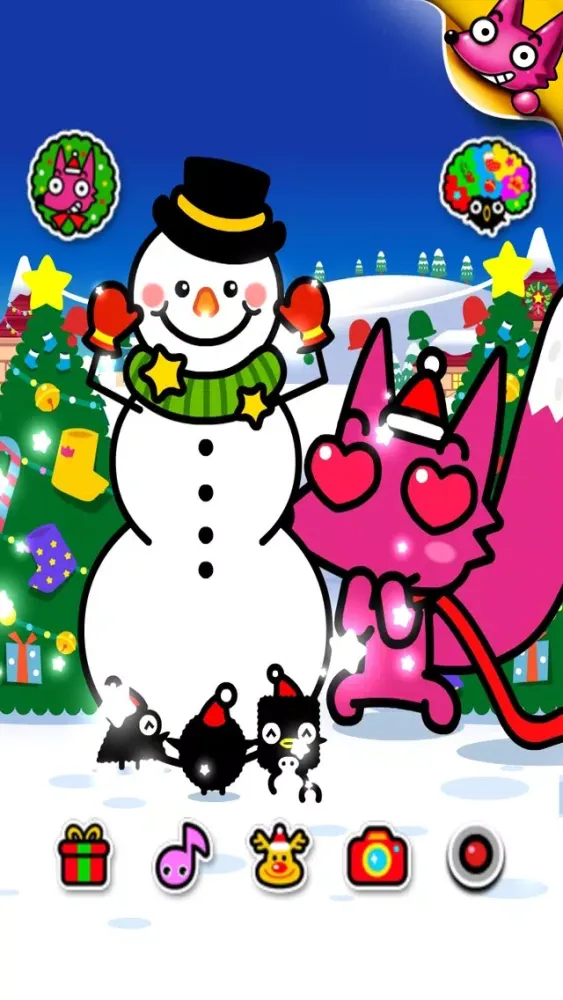 Tangkapan skrin Christmas Talking Fong