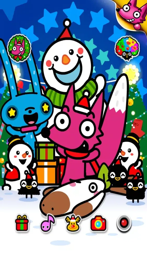 Tangkapan skrin Christmas Talking Fong
