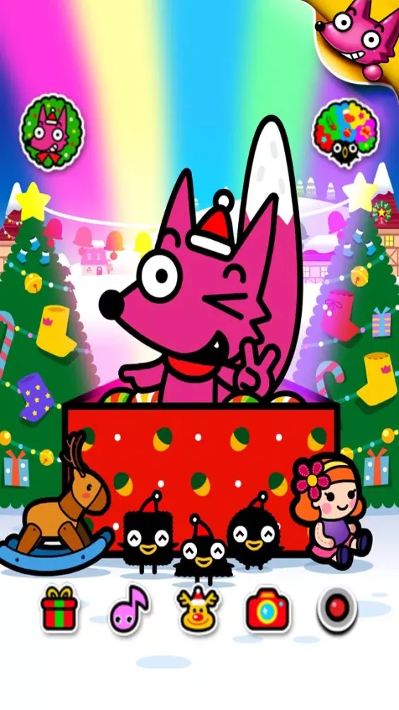 Tangkapan skrin Christmas Talking Fong