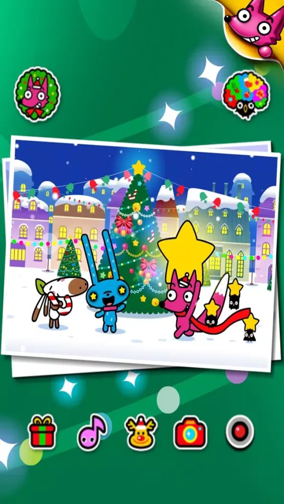 Tangkapan skrin Christmas Talking Fong