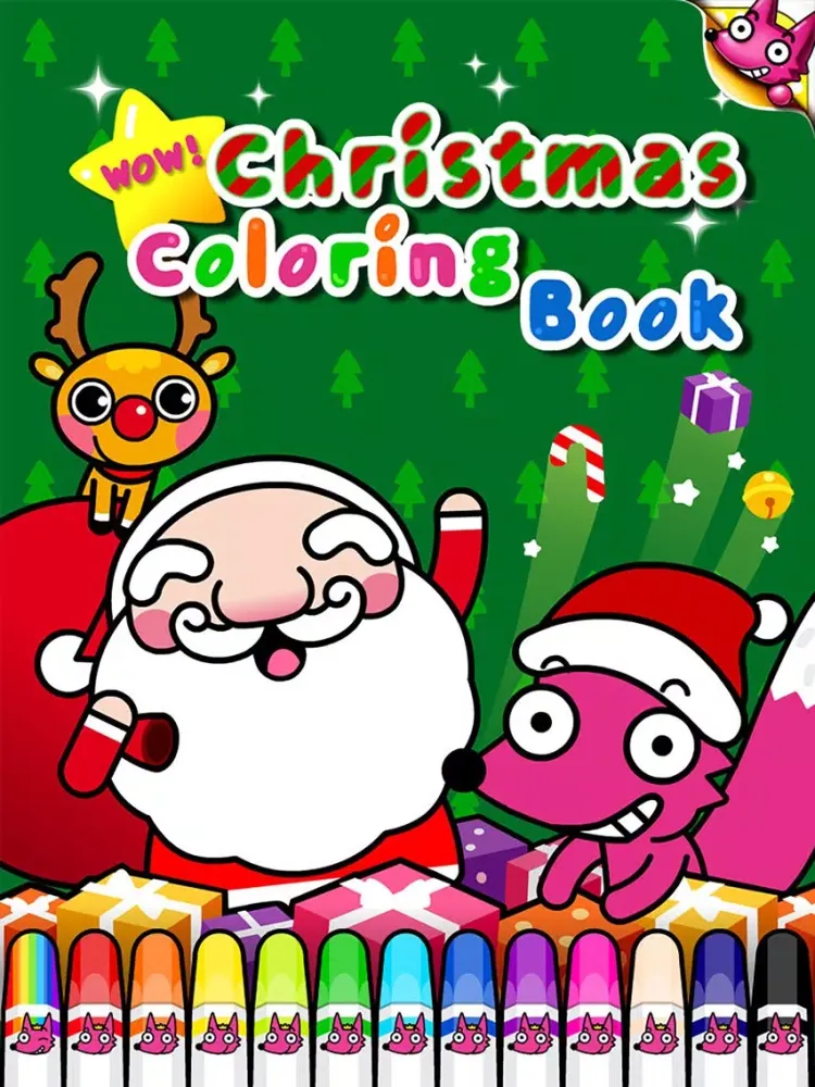 Ảnh chụp màn hình của Best Kids Christmas Coloring Book iPad 
