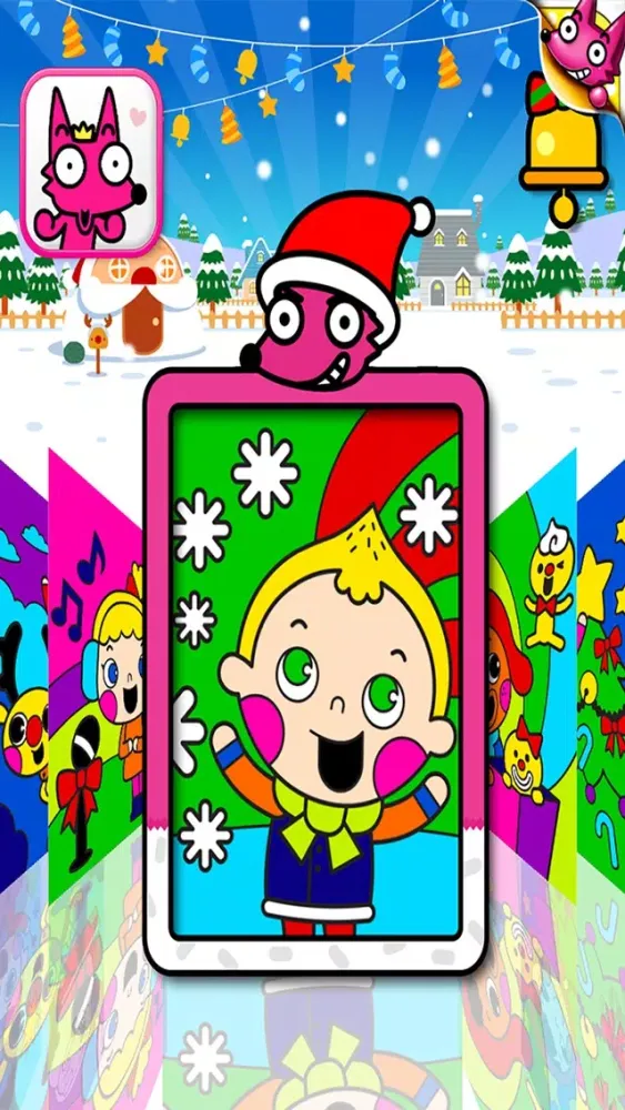 Ảnh chụp màn hình của Best Kids Christmas Coloring Book