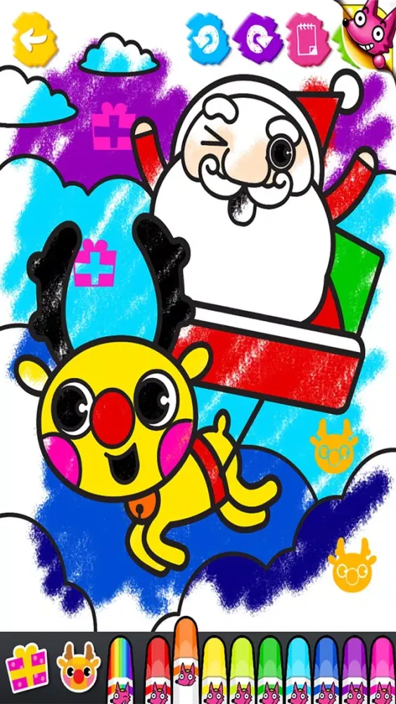 Ảnh chụp màn hình của Best Kids Christmas Coloring Book