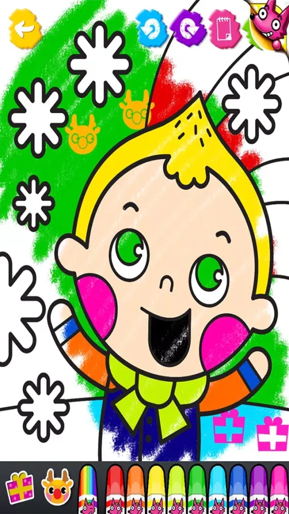 Ảnh chụp màn hình của Best Kids Christmas Coloring Book