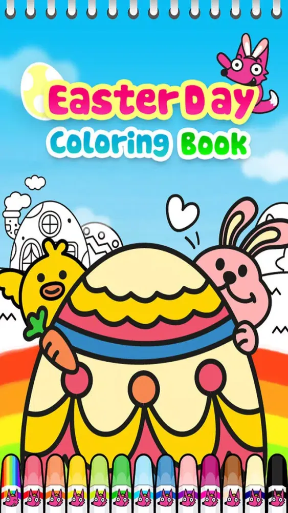 ภาพหน้าจอของ Easter Day Coloring Book