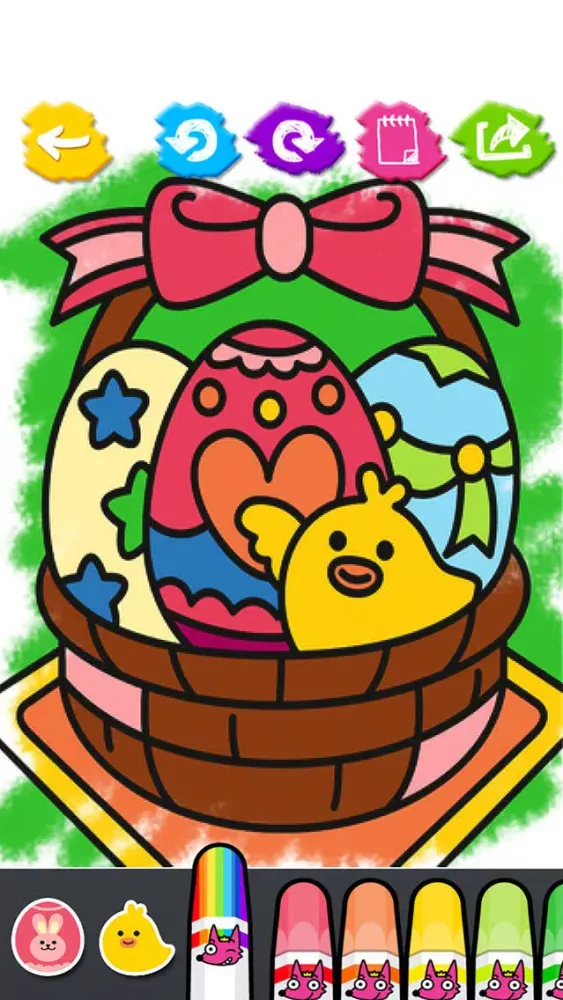 ภาพหน้าจอของ Easter Day Coloring Book