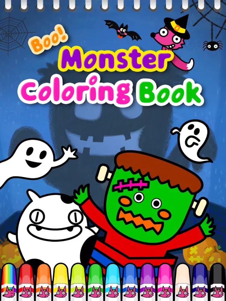 Captures d'écran de Boo! Monster Coloring Book iPad 