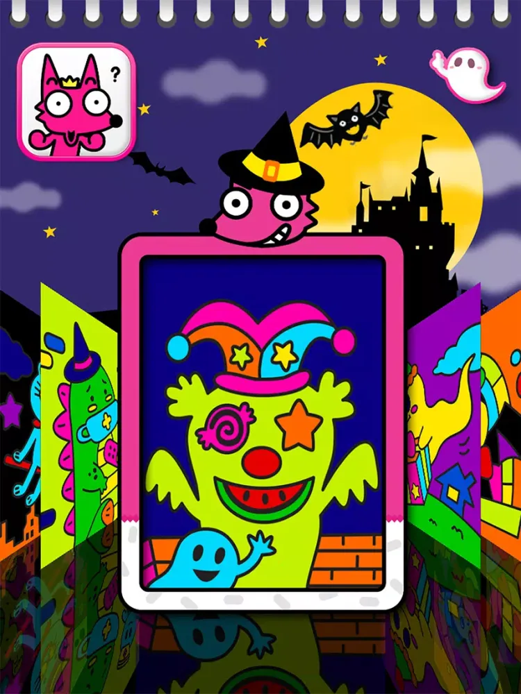 Captures d'écran de Boo! Monster Coloring Book iPad 