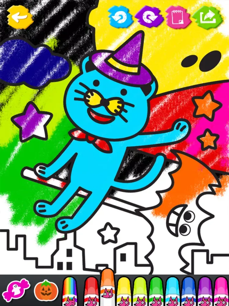Captures d'écran de Boo! Monster Coloring Book iPad 