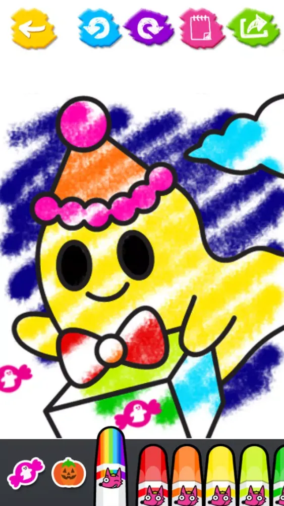 Captures d'écran de Boo! Monster Coloring Book