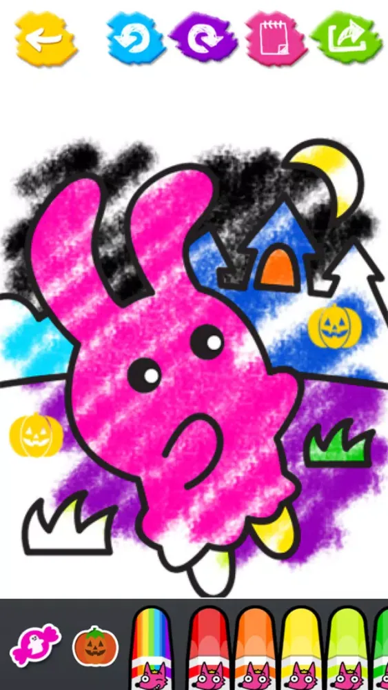 Captures d'écran de Boo! Monster Coloring Book