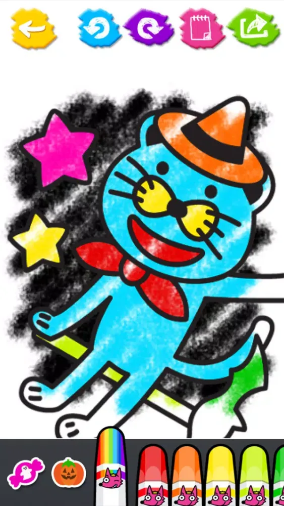 Captures d'écran de Boo! Monster Coloring Book