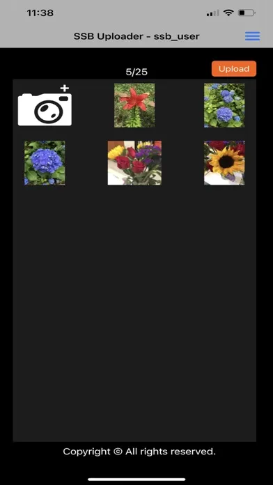 ภาพหน้าจอของ SSB Uploader