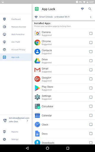 VIPRE Android Security スクリーンショット