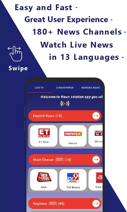 Screenshot di News Live Tv: News Solution