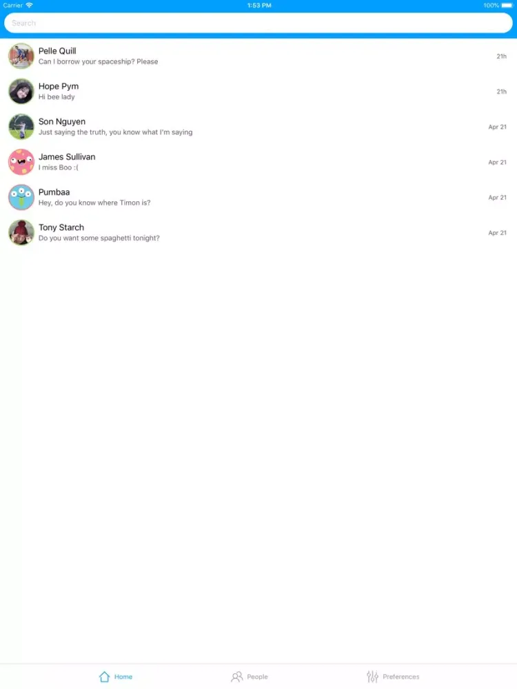 Airua iPad 应用截图