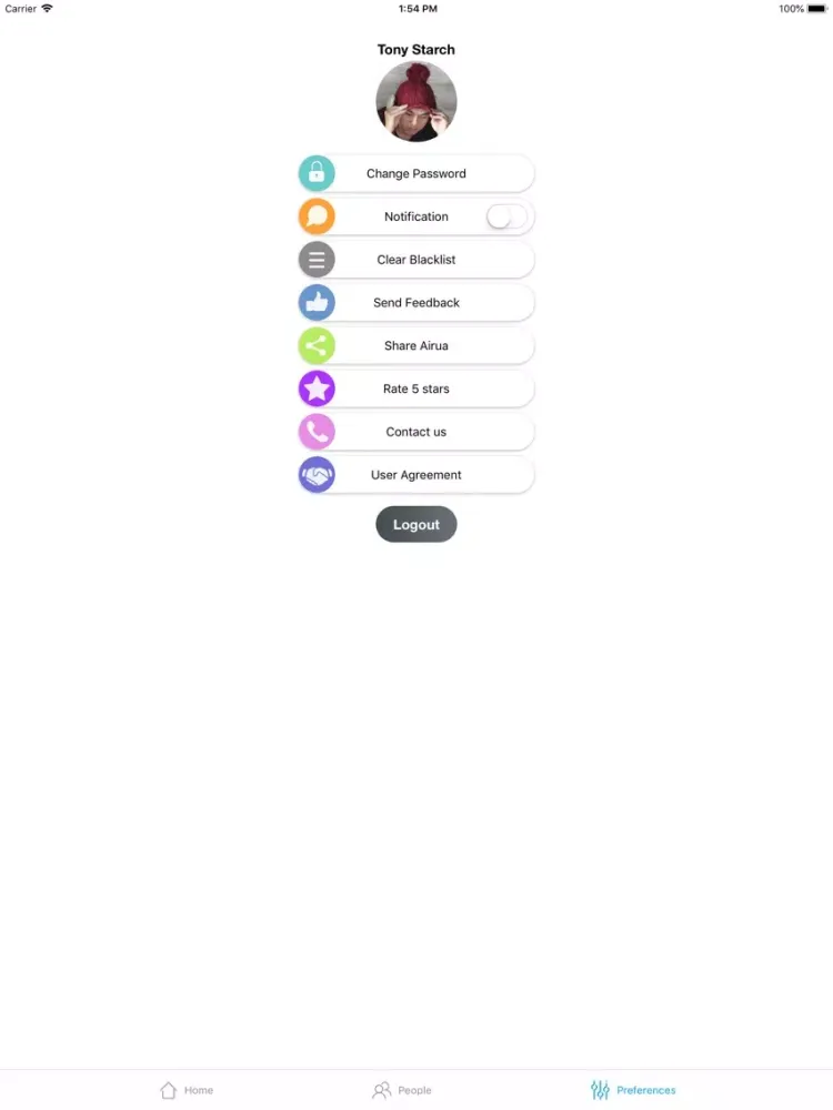 Airua iPad 应用截图