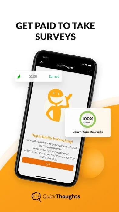Capturas de pantalla de QuickThoughts - Earn Rewards