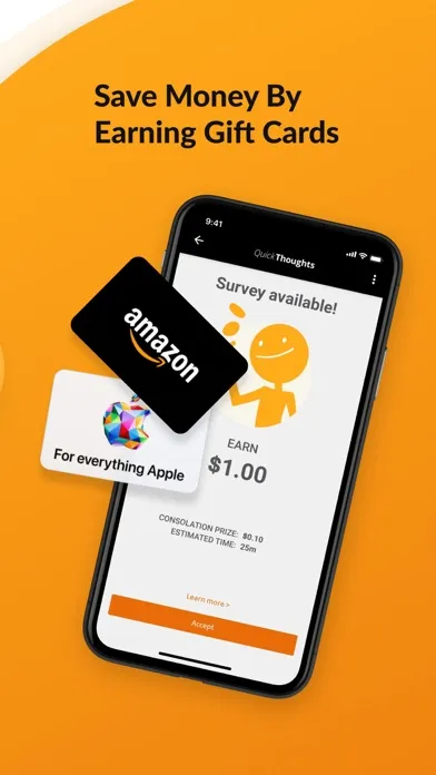 Capturas de pantalla de QuickThoughts - Earn Rewards