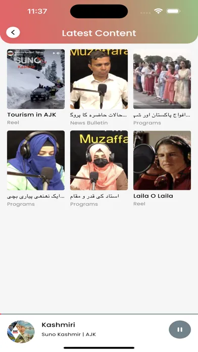 Tangkapan layar Suno Kashmir