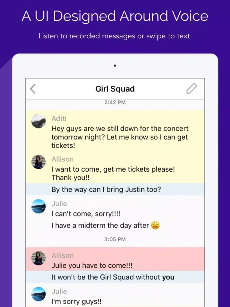 Vmote - Voice Messaging iPad  स्क्रीनशॉट