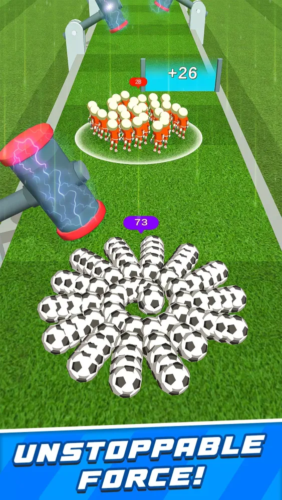 Captures d'écran de Football Kick:Fun Game Control