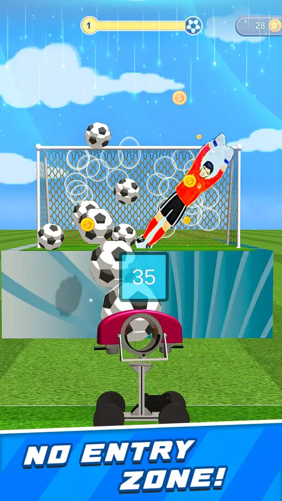 Captures d'écran de Football Kick:Fun Game Control