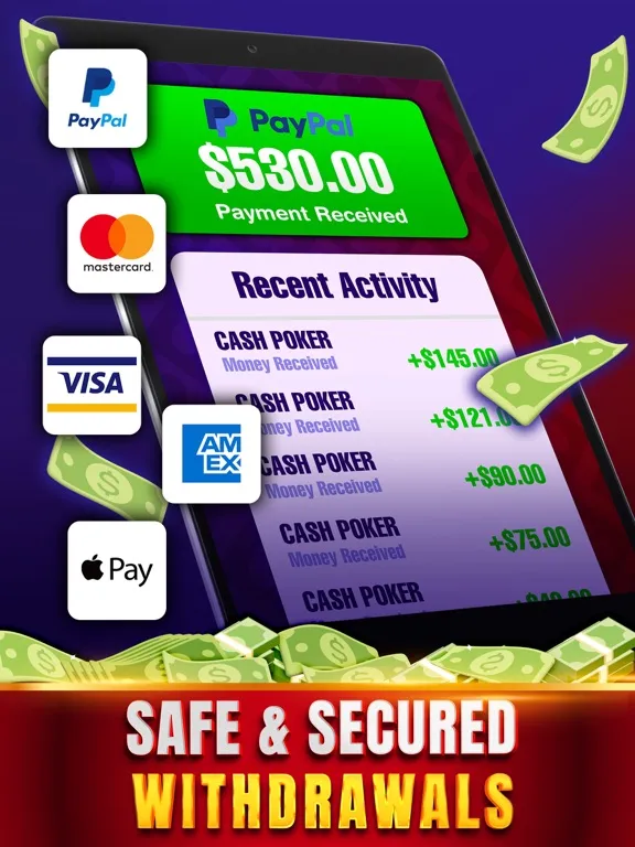 Tangkapan layar Poker For Real Money: Win Cash iPad 