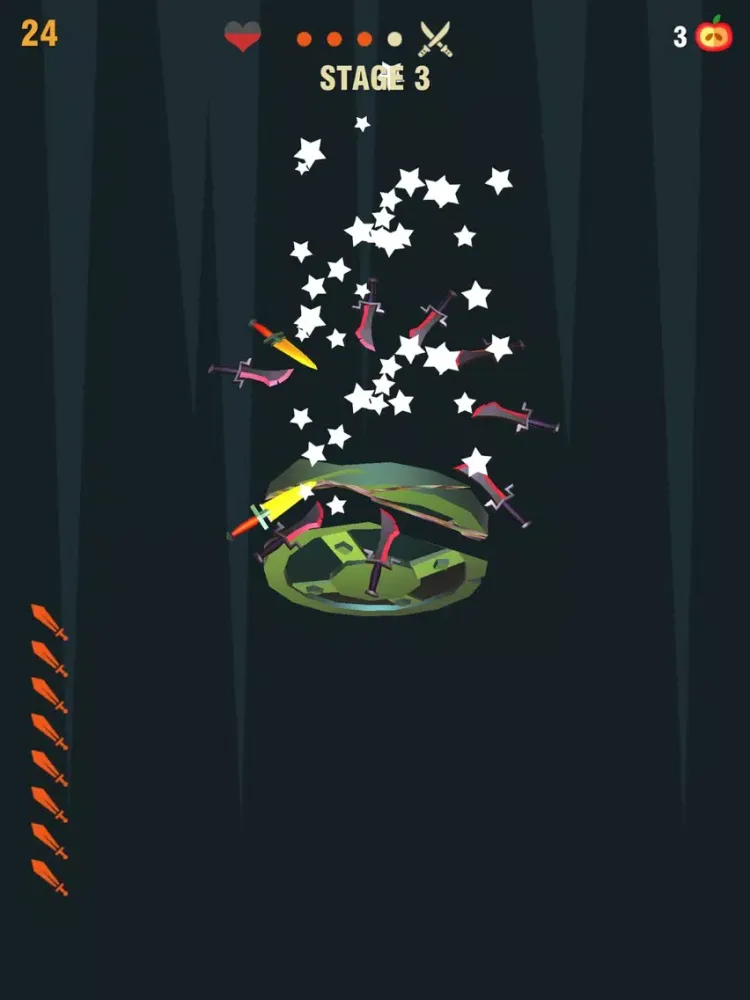Captures d'écran de Knife Games iPad 