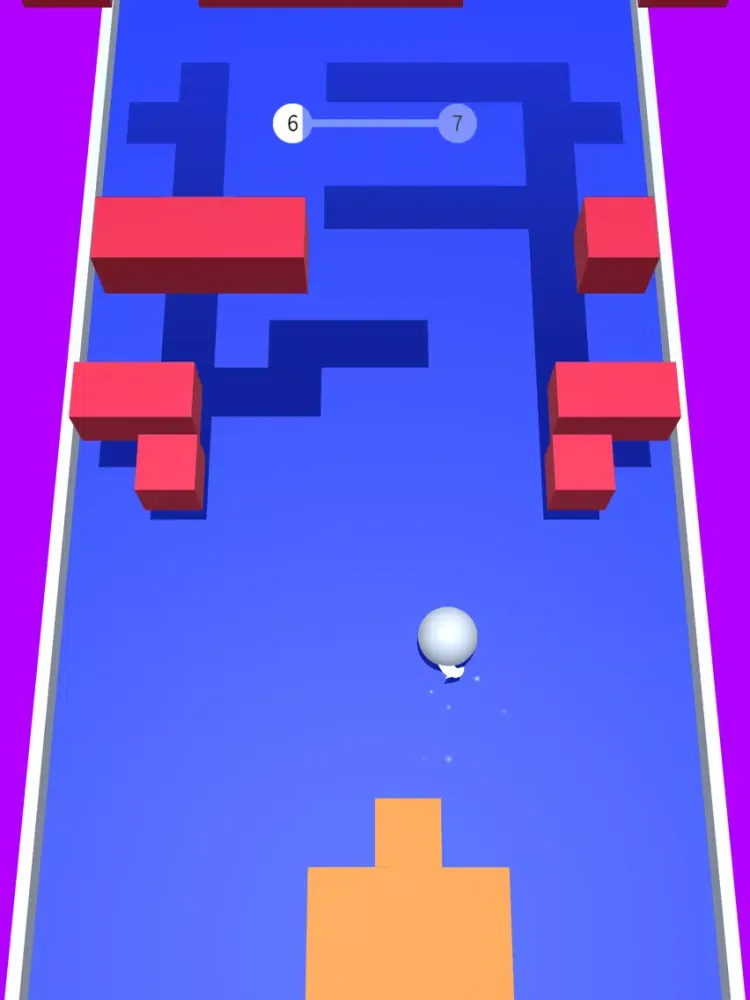 Zrzuty ekranu DodgeBall: Color Block Bump 3D iPad 