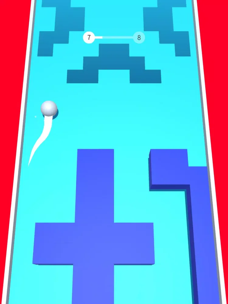 Zrzuty ekranu DodgeBall: Color Block Bump 3D iPad 