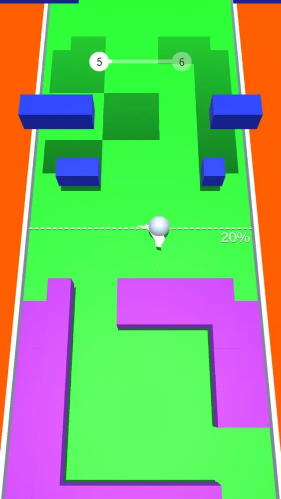 Zrzuty ekranu DodgeBall: Color Block Bump 3D