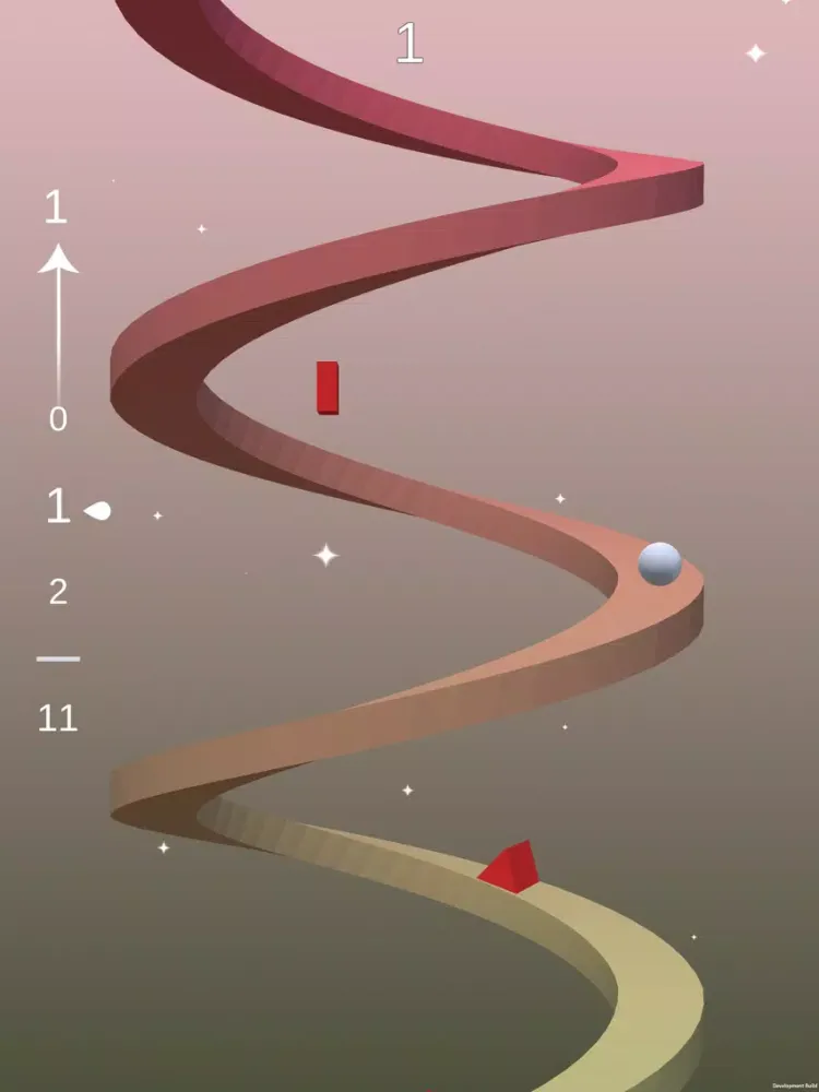Ảnh chụp màn hình của Helix Ball iPad 