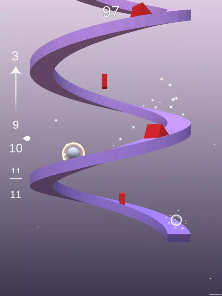 Ảnh chụp màn hình của Helix Ball iPad 