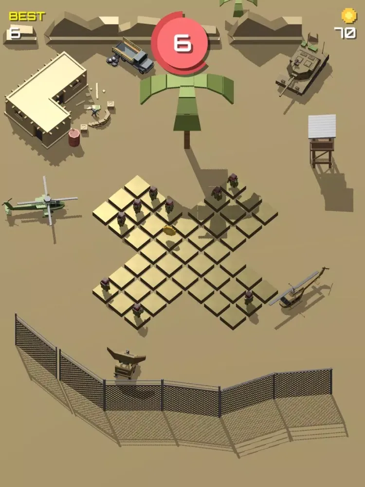 Pixel 3D - Soldier Games iPad  스크린샷