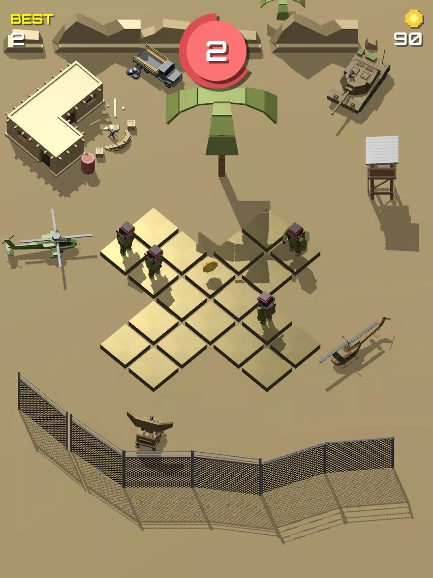 Pixel 3D - Soldier Games iPad 应用截图