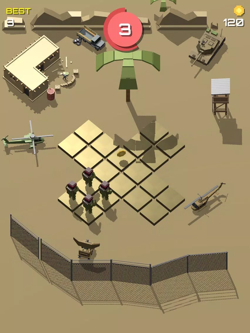 Pixel 3D - Soldier Games iPad 应用截图