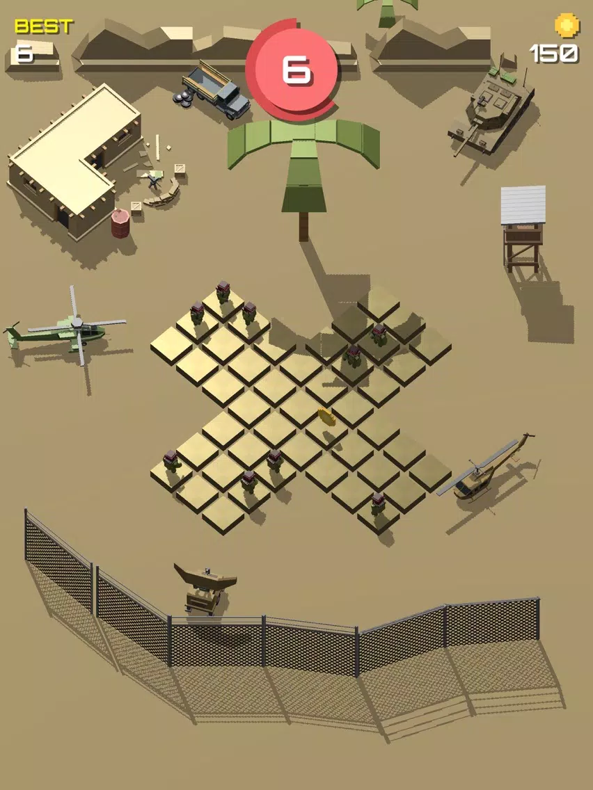 Pixel 3D - Soldier Games iPad 应用截图
