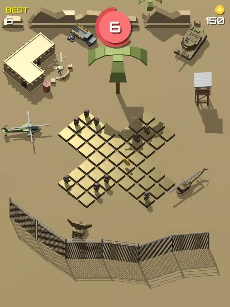 Pixel 3D - Soldier Games iPad  스크린샷