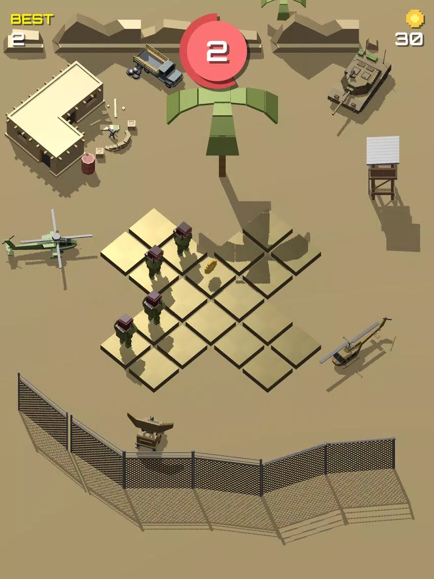 Pixel 3D - Soldier Games iPad 应用截图