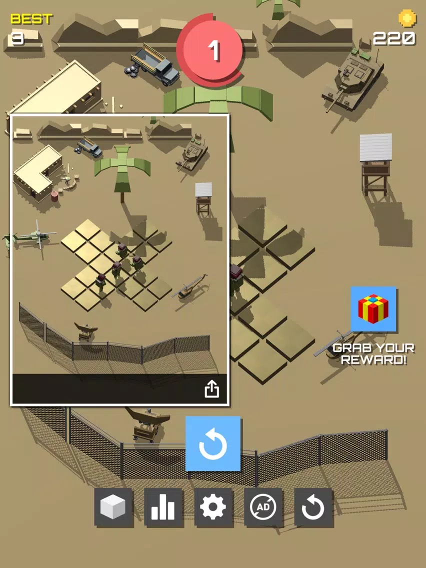 Pixel 3D - Soldier Games iPad 应用截图