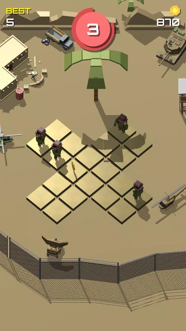 Pixel 3D - Soldier Games应用截图