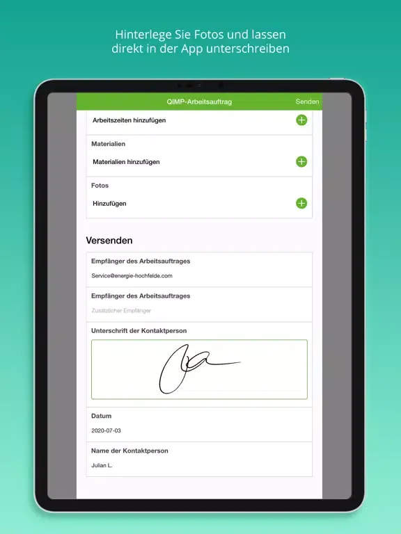 QIMP-mobile iPad  Screenshots