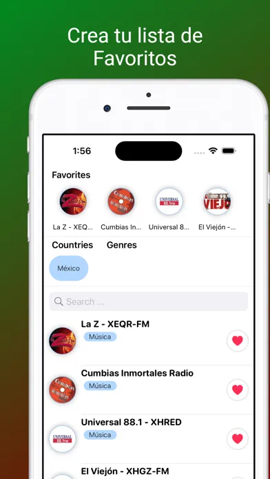 Captures d'écran de Radio de México En Directo