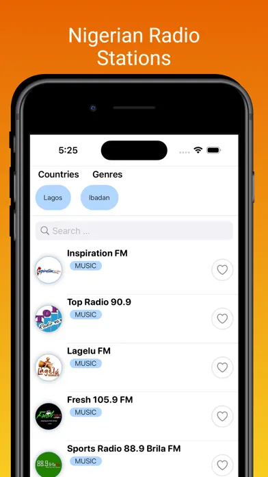 Nigeria Radio Stations Online 스크린샷