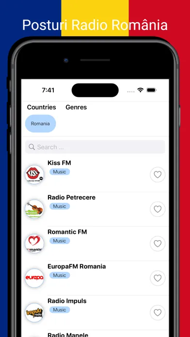 Captures d'écran de Radio România Online FM