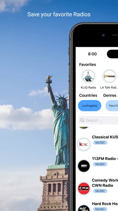 ภาพหน้าจอของ Radio USA: Live AM FM Stations